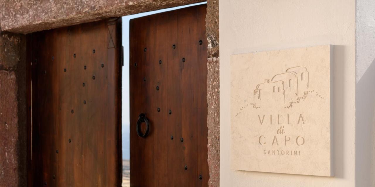 Villa Di Capo - Santorini Old Winery Luxury Villas Akrotiri  Exterior photo